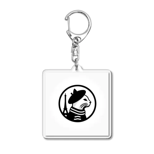 パリジャンキャット Acrylic Key Chain