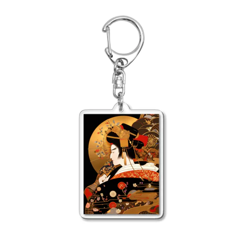 聖徳太子絵伝金蒔絵　Tomoe bb 2712 Acrylic Key Chain