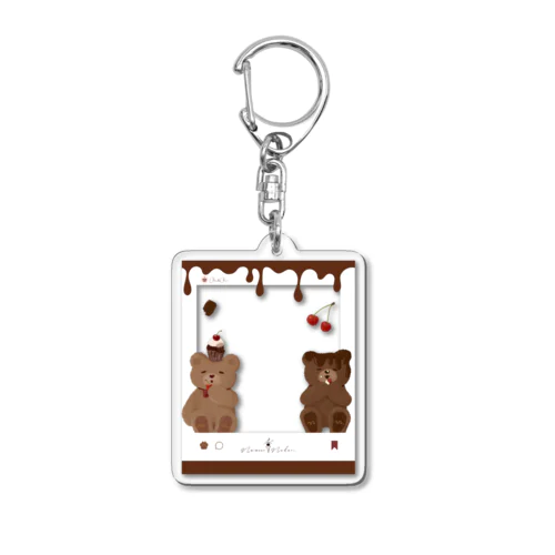 チェリチョコといっしょ Acrylic Key Chain