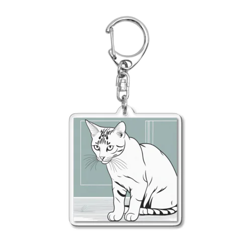 ベンガル         猫 Acrylic Key Chain