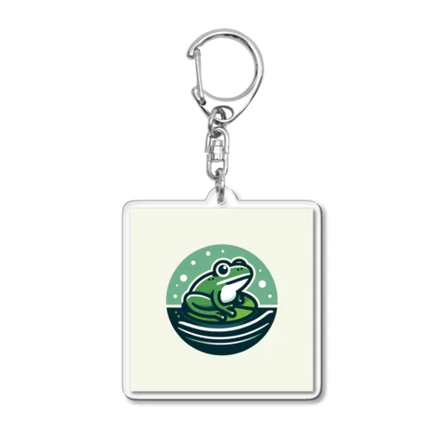 cute frog Acrylic Key Chain