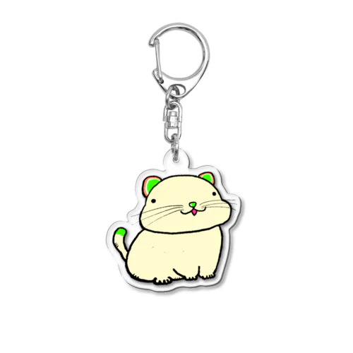 猫のほげお Acrylic Key Chain