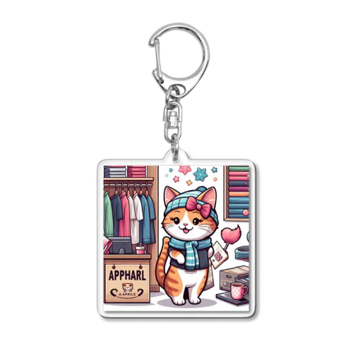 ねこ🐾 Acrylic Key Chain