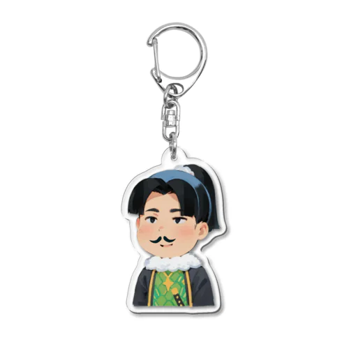 髭グンちゃん Acrylic Key Chain