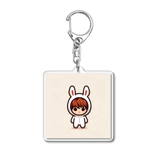 なにかをかんがえながらユサユサ Acrylic Key Chain