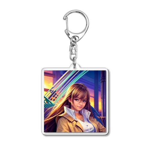 可愛い女の子 Acrylic Key Chain