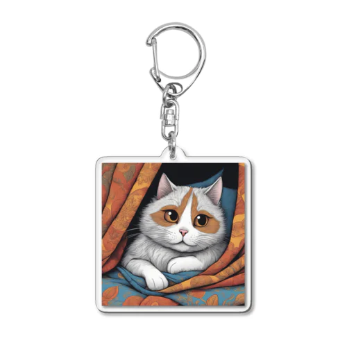たぬき猫 Acrylic Key Chain