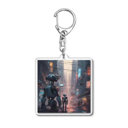 近未来ロボット Acrylic Key Chain