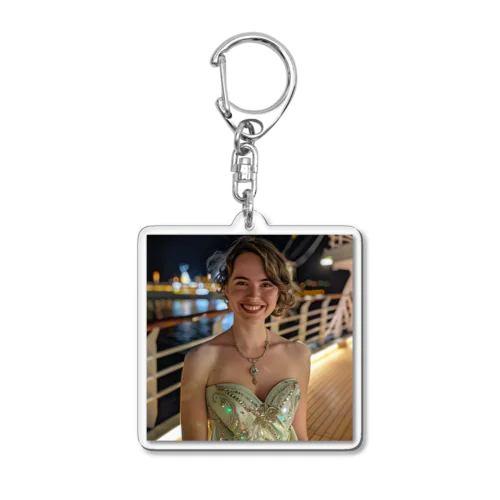 セクシーな私豪華客船 アメジスト 2846 Acrylic Key Chain