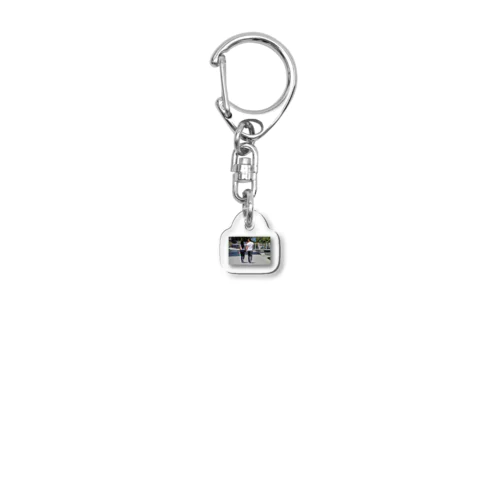 夏散歩カップル Acrylic Key Chain