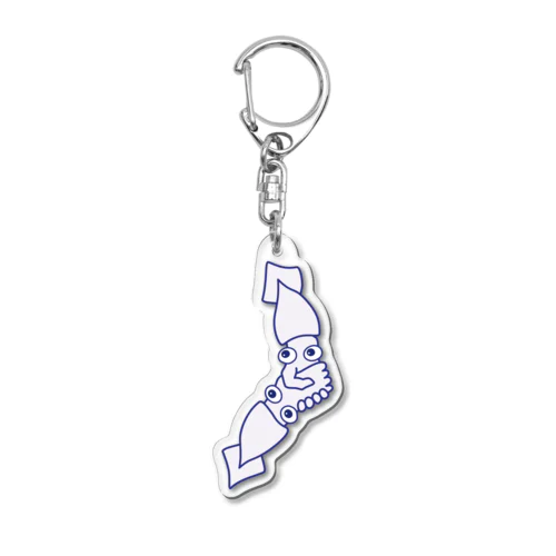 イカ-イカの握手 (キャラのみ) Acrylic Key Chain