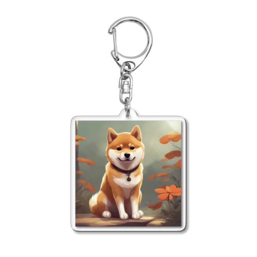 かわいい柴犬 Acrylic Key Chain