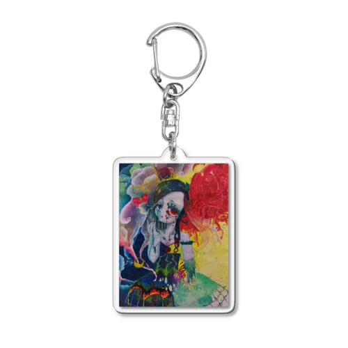 Millennium  sun/ Acid rain Acrylic Key Chain