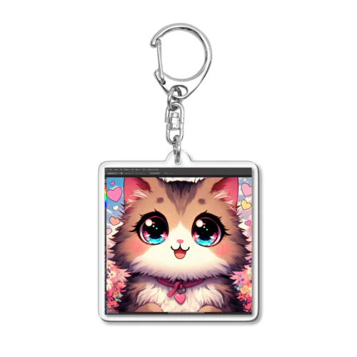 ねこニコばん Acrylic Key Chain