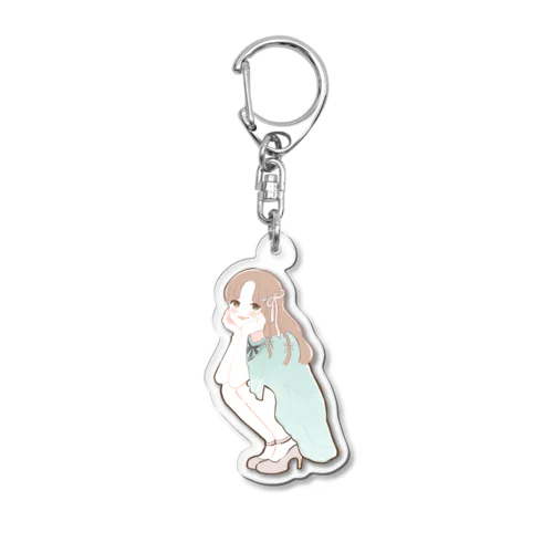 #4 Light Spring Acrylic Key Chain