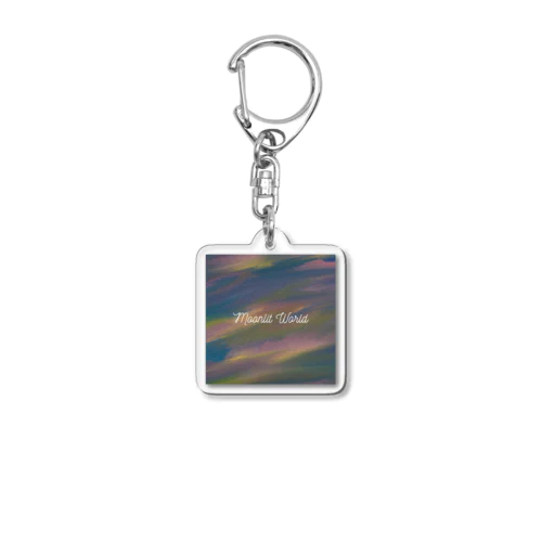 Moonlit World Acrylic Key Chain