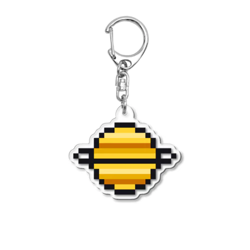 土星 Acrylic Key Chain