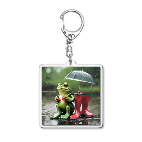 frog_ rain Acrylic Key Chain