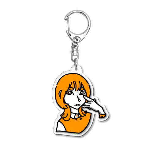 朱 Acrylic Key Chain