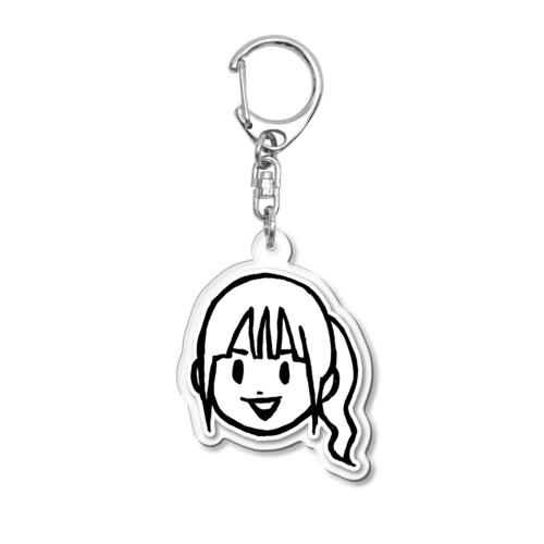 ポニーテールあこ Acrylic Key Chain