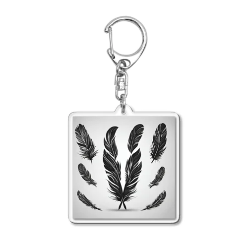 feathers of hope Acrylic Key Chain