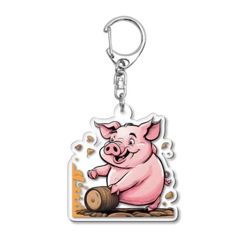 ブタン子ロリン Acrylic Key Chain