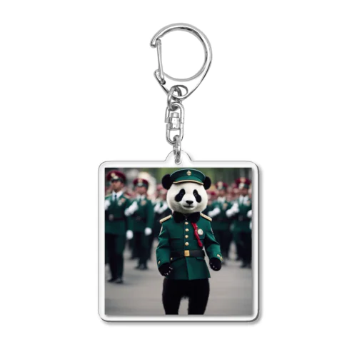 パンダ軍曹 Acrylic Key Chain