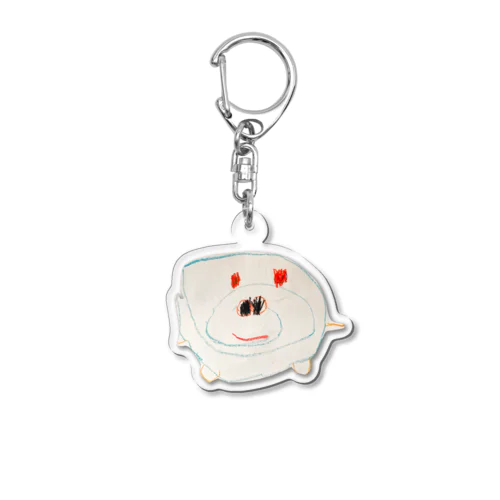 くものわたあめ屋さん Acrylic Key Chain