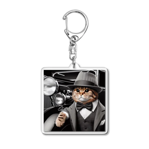 紳士猫 Acrylic Key Chain