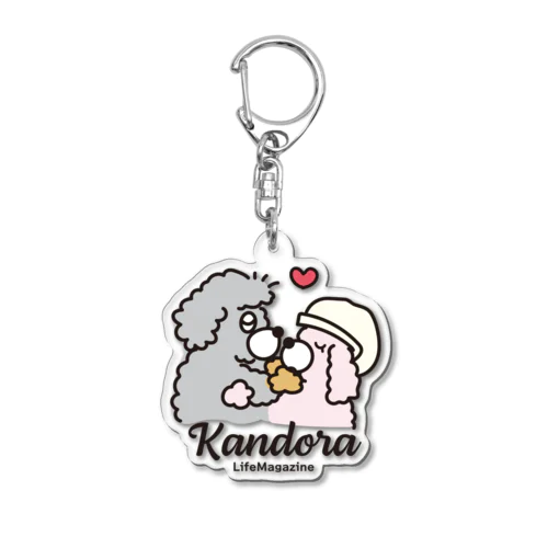 バダくんとハヌルちゃんのキスシーン Acrylic Key Chain