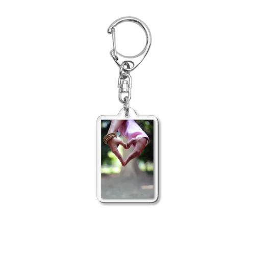 ハートカップル Acrylic Key Chain