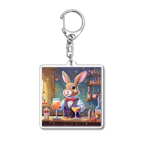 バーテンダーのうさぎ2 Acrylic Key Chain