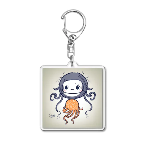 クラゲの子 Acrylic Key Chain