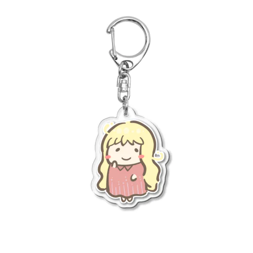 とけてる降りられないちゃん Acrylic Key Chain