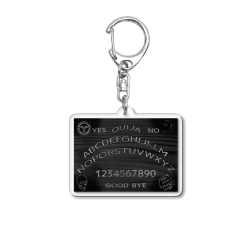 BLACK OUIJA BOARD Acrylic Key Chain