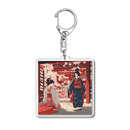 日本文化 Acrylic Key Chain