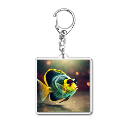 パリピ熱帯魚くん Acrylic Key Chain