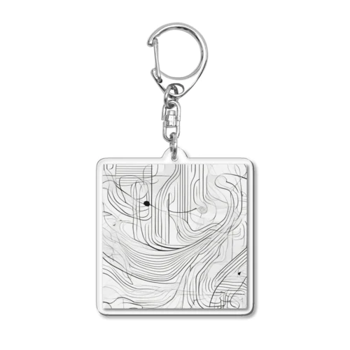 秘密 Acrylic Key Chain