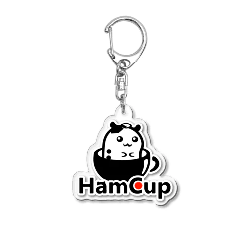 HamCup公式はむすたーきーろごばーじょん Acrylic Key Chain