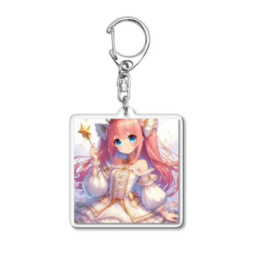 【可愛い】美少女魔法使い3 Acrylic Key Chain