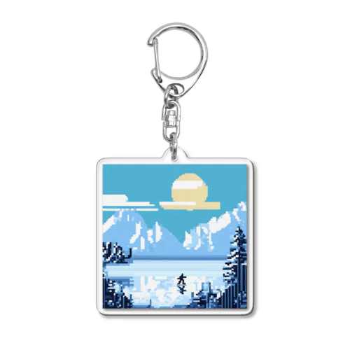 巨大な氷山 Acrylic Key Chain