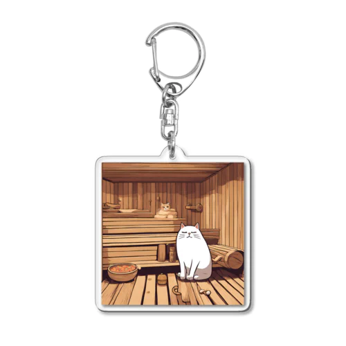 ぶさかわ猫 Acrylic Key Chain