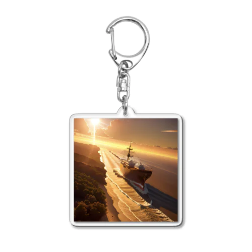 旅行船 Acrylic Key Chain