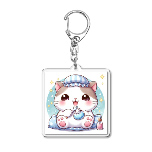 まるねこ33 Acrylic Key Chain