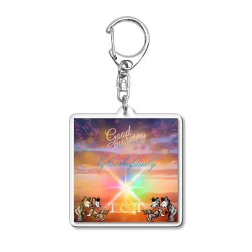 bigbamboofamily Acrylic Key Chain