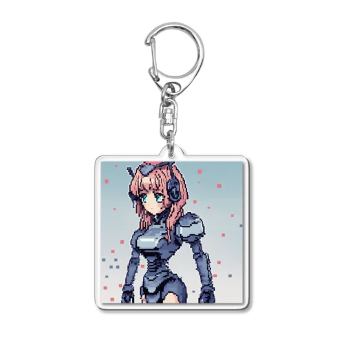 ドット絵ロボ子 Acrylic Key Chain