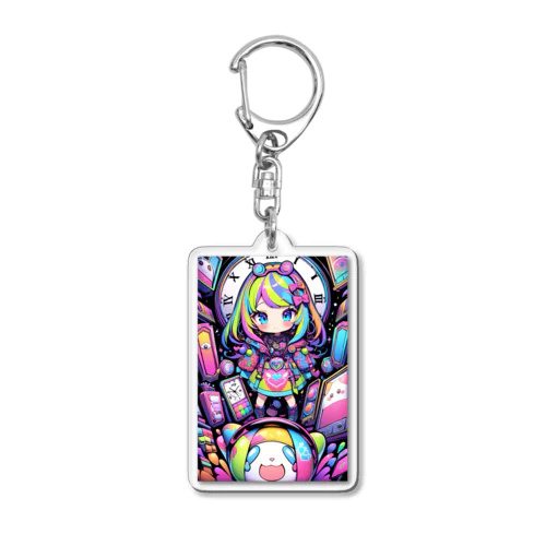 時間×少女 Acrylic Key Chain