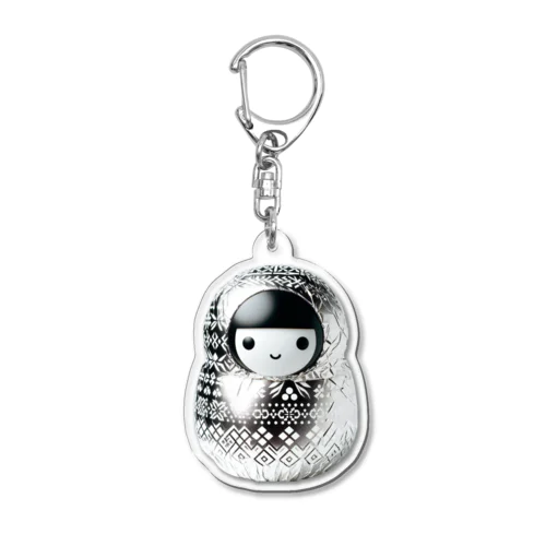 アルミホイルこけし Acrylic Key Chain