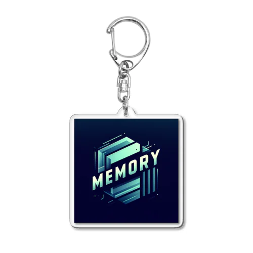 memory アクリルキーホルダー