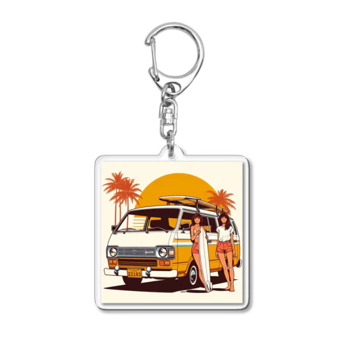 80s CityPop No.21 Acrylic Key Chain